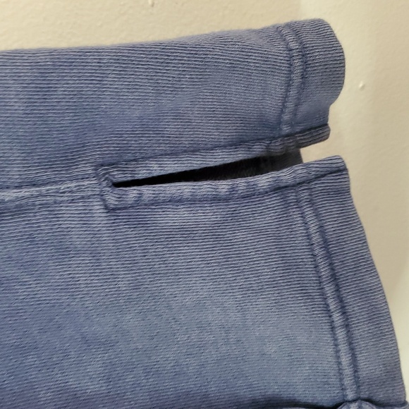 Aerie Spring Street Skater Pants Size XS Side Slit Blue Seam Leg - Picture 4 of 13